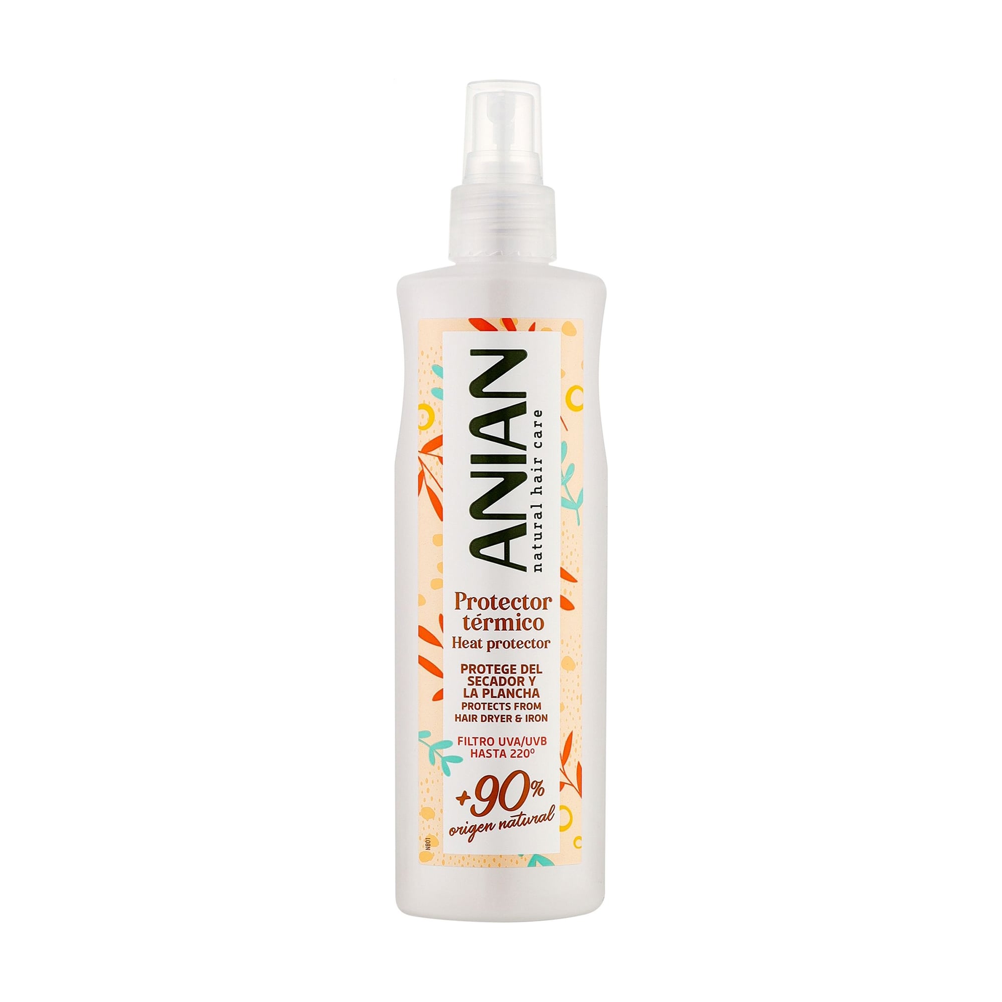 Термозахисний спрей для волосся Anian Natural Protetor Temico Filtro UVA, 250 мл